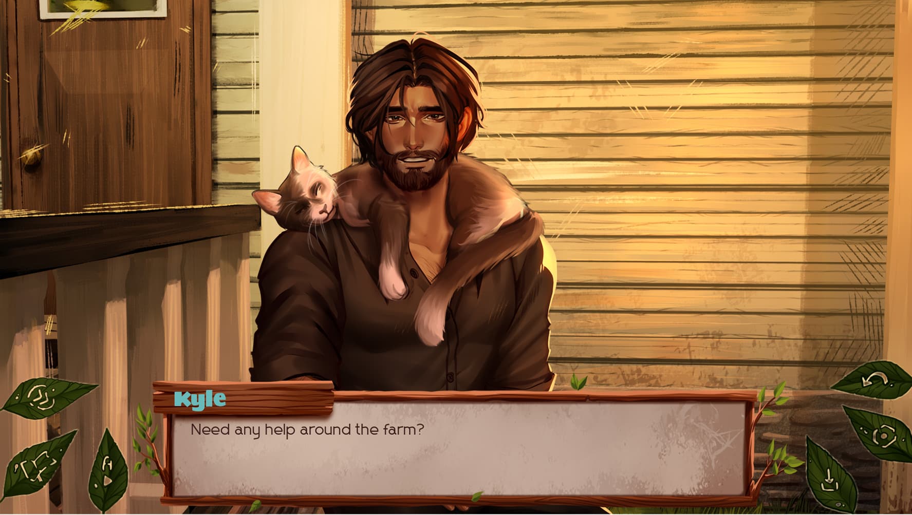 The False Sun official screenshot with Boglie on the farm porch